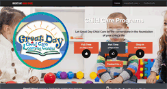 Desktop Screenshot of greatdaychildcare.com
