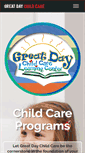 Mobile Screenshot of greatdaychildcare.com